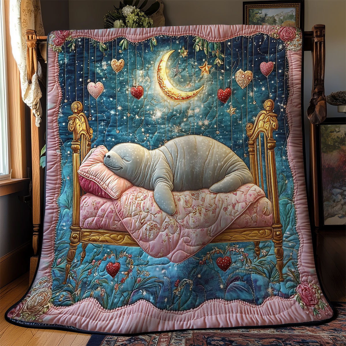 Sweet Dream Of Manatee WY2301079CL Quilt