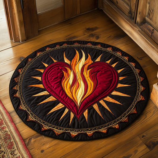 Sacred Flame CP2807054CL Quilted Round Mat