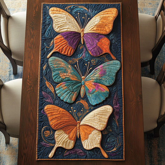 Enchanted Butterflies CP0207009CL Quilted Table Runner