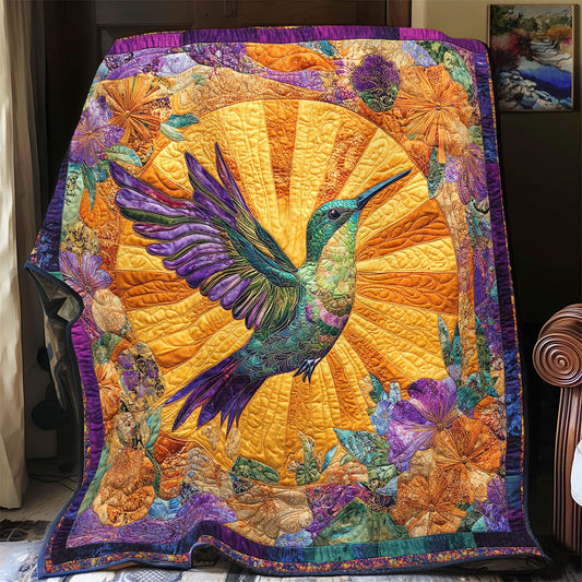 Beautiful Hummingbird In Sun WY0602128CL Quilt
