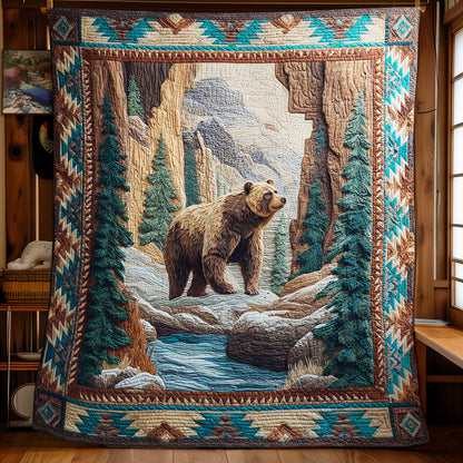 Forest Bear CW1001045CL Quilt