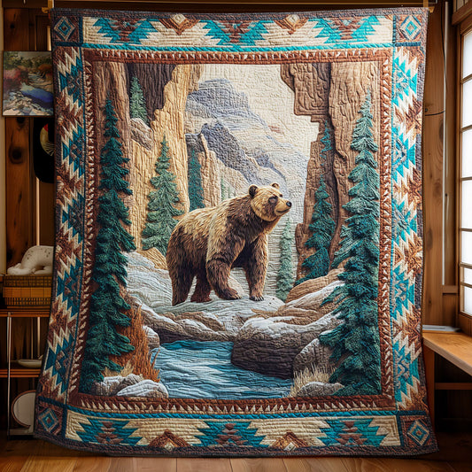 Forest Bear CW1001045CL Quilt