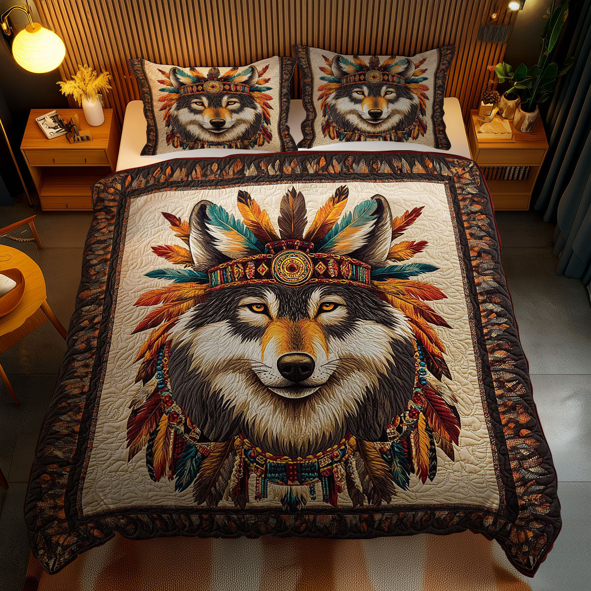 Sacred Wolf WN2401055CL Duvet Cover Set