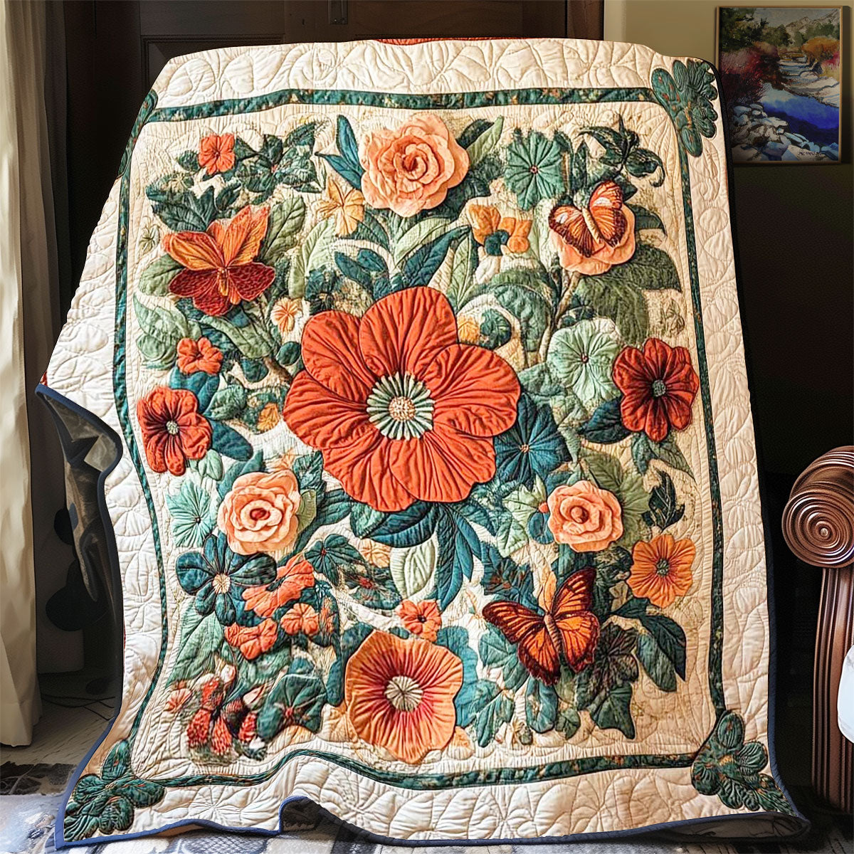 Warm Spring Garden WP2201054CL Quilt