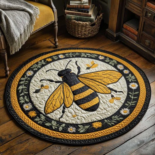 Queen Bee WN2703072CL Quilted Round Mat