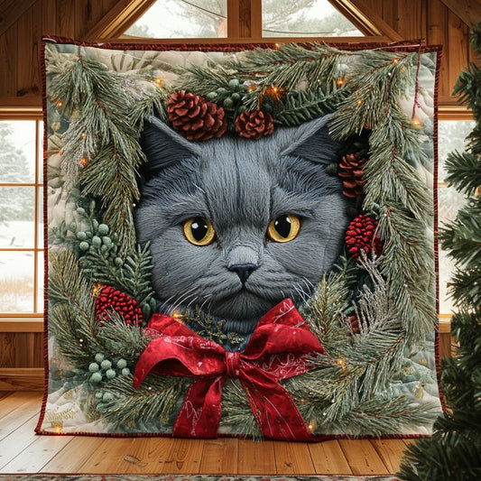 Cat Christmas CW0811026CL Quilt