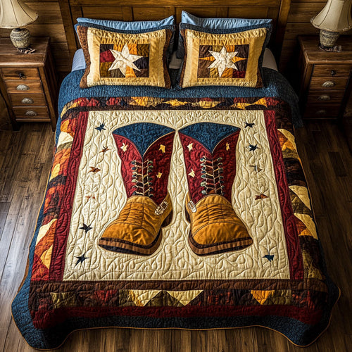 Cowboy Boots WY1402038CL Duvet Cover Set