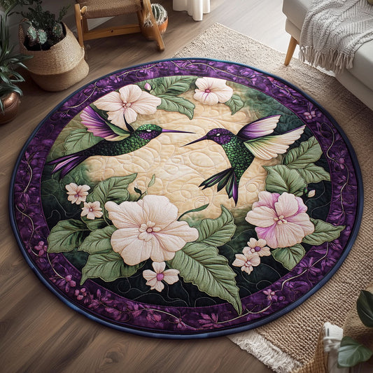 Humming Flight WY2203067CL Quilted Round Mat
