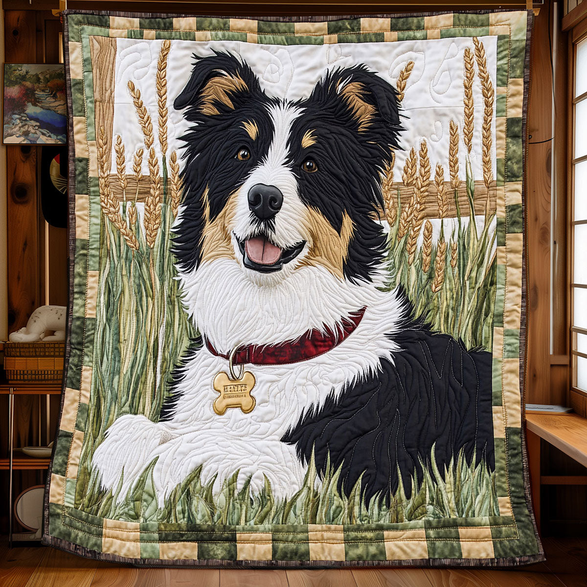 Fieldside Border Collie WP2003022CL Quilt