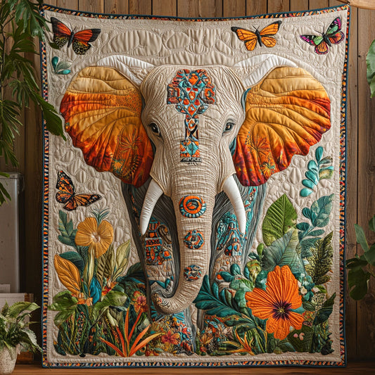 Elephant Majesty CP1806045CL Quilt