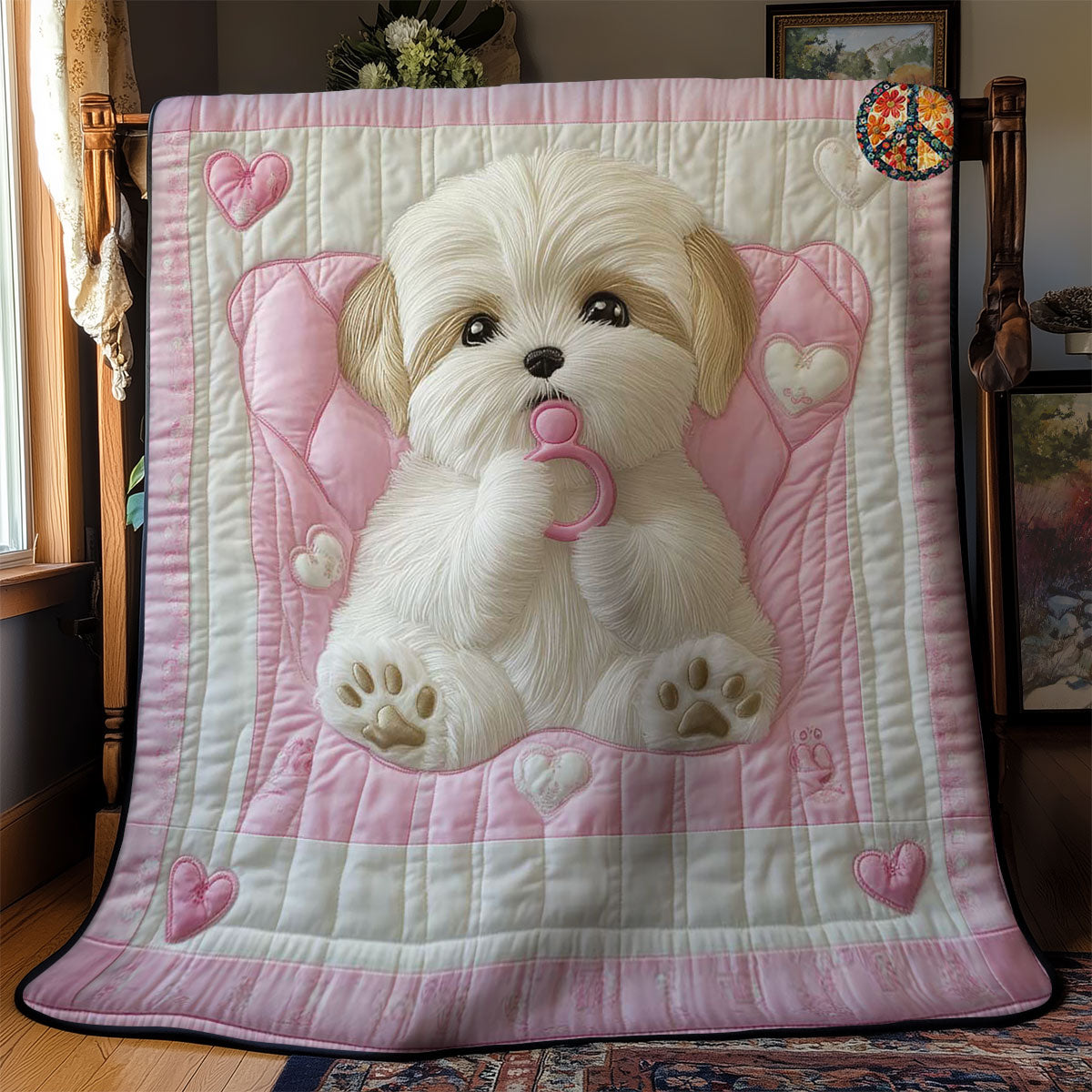 Cozy Shih Tzu WN1511048CL Quilt