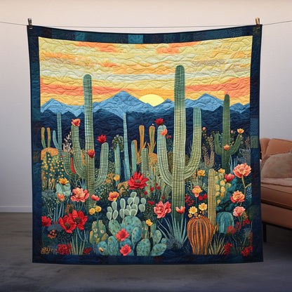 Saguaro and Flower LT2411004CL Quilt