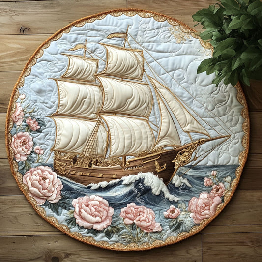 Sail Dream CW2406044CL Quilted Round Mat