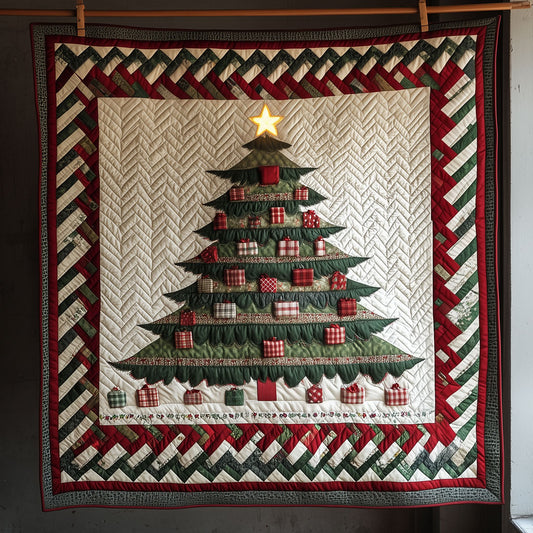 ZIgzag Pattern Christmas Tree LT3009020CL Quilt