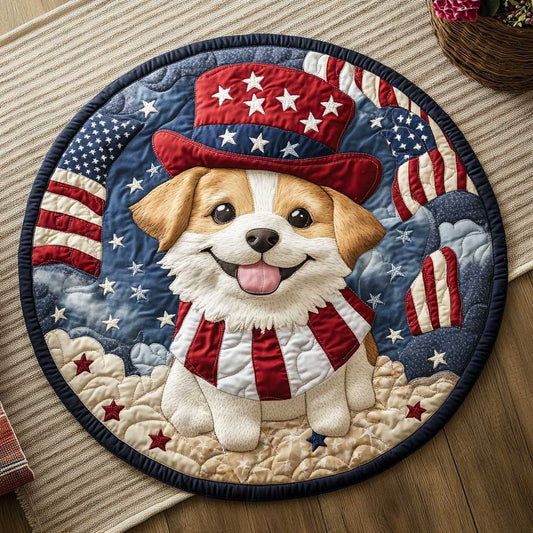 Dog Style CQ1505029CL Quilted Round Mat