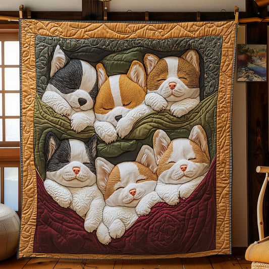 Corgi Meadow CP0512112CL Quilt