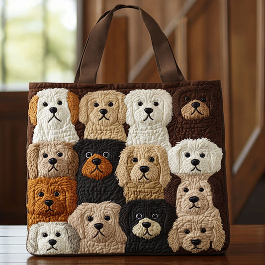 Dog Parade CP0110208CL Quilted Tote Bag