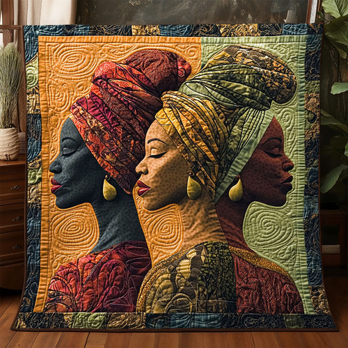 African Woman WJ0506001CL Quilt