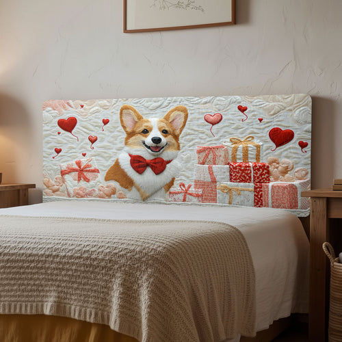 Corgi Present CW2012006CL Quilted Headboard Slipcover