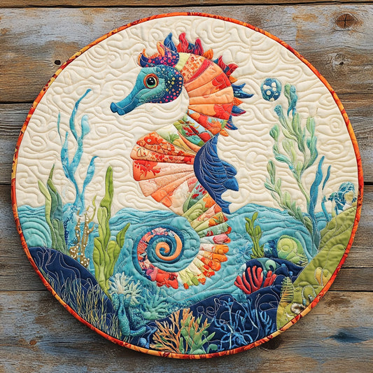 Seahorse CM2403016CL Quilted Round Mat