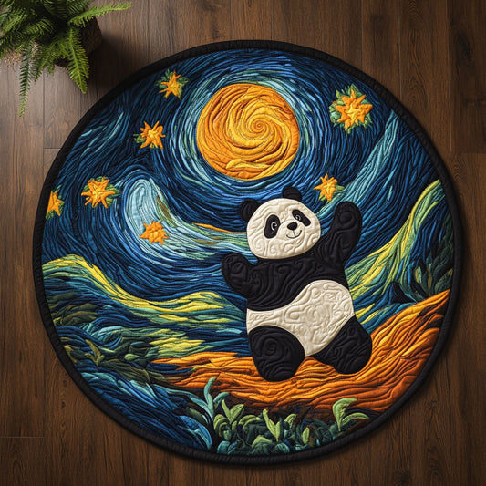 Panda Whisker CM2005044CL Quilted Round Mat
