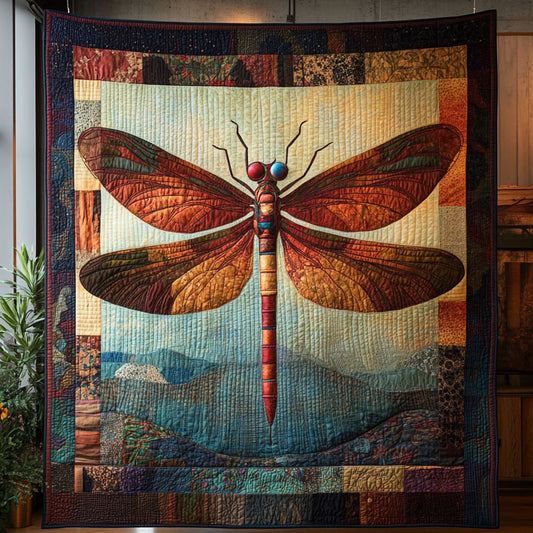 Vintage Dragon Fly CP1405039CL Quilt