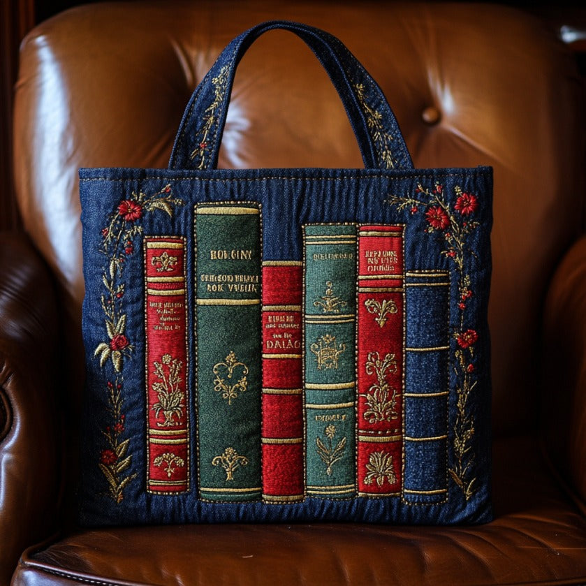Library XR2109024CL Quilted Tote Bag