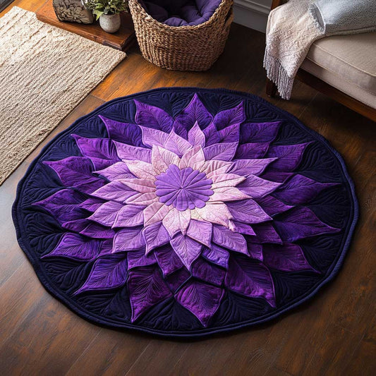 Velvet Flower WN1903094CL Quilted Round Mat