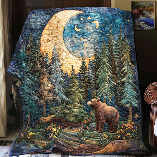 Bear In Forest WX2201004CL Quilt