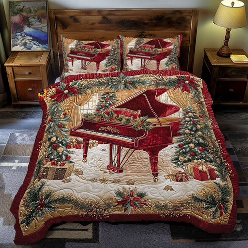 Christmas Piano WY1612039CL Duvet Cover Set