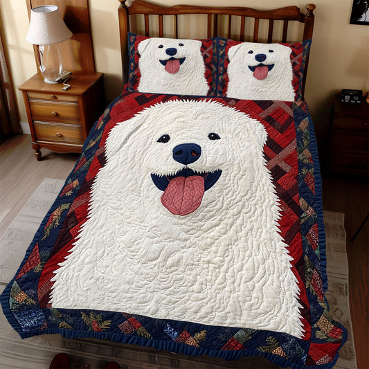 Cute Samoyed WX2312067CL Duvet Cover Set