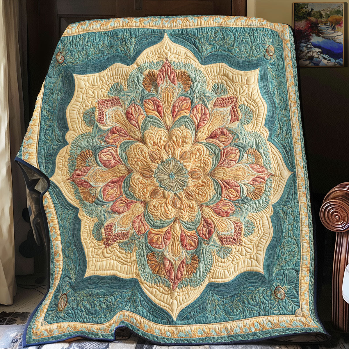 Madala Flower WY2702086CL Quilt