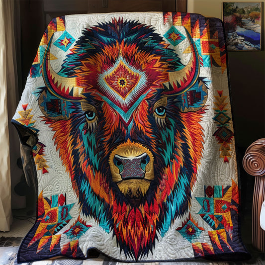 Bison Native American WJ2312003CL Quilt