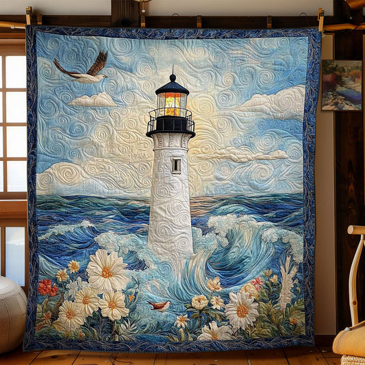 Floral Lighthouse WN2403033CL Quilt