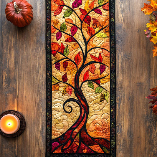 Autumn Tree WY2205022CL Quilted Table Runner