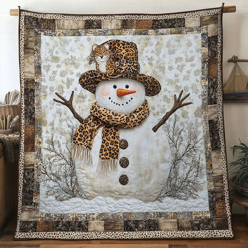 Rustic Chic Snowman WN1411037CL Quilt