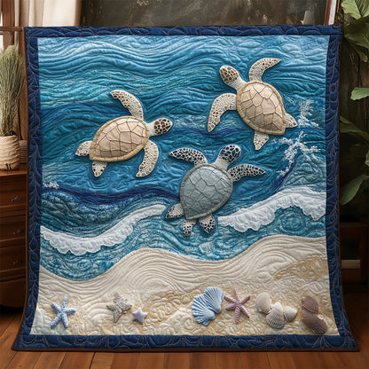 Beach Turtle WX0905048CL Quilt