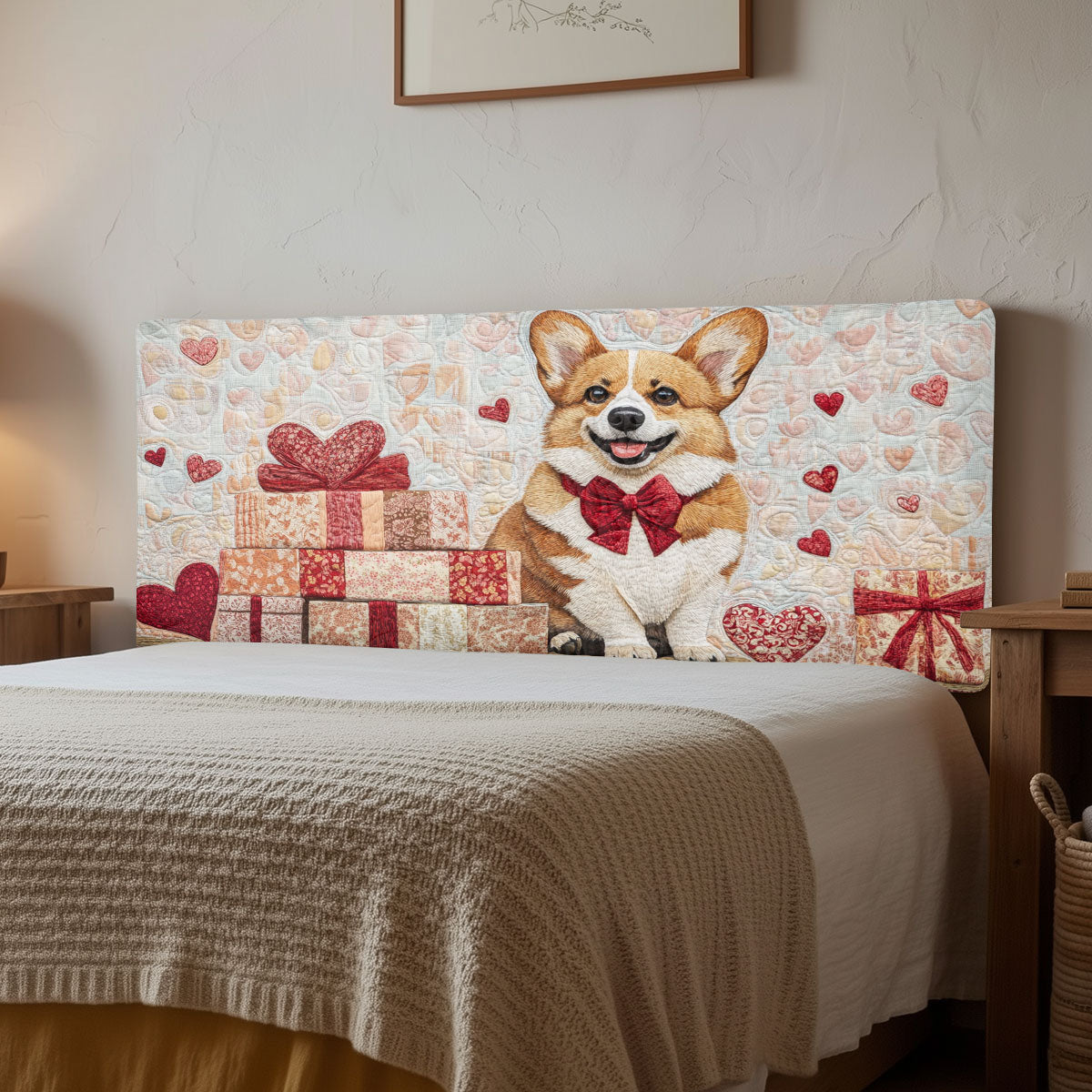 Corgi Gift CW2012005CL Quilted Headboard Slipcover