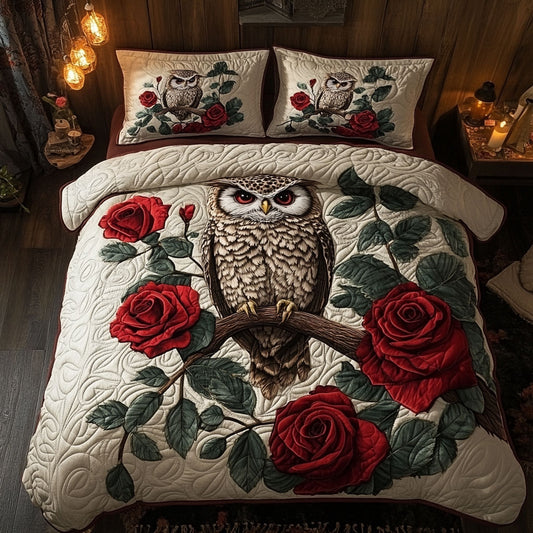 Owl and Rose CW0207033CL Duvet Cover Set