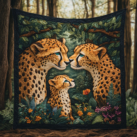 Cheetah Family WP1704047CL Quilt