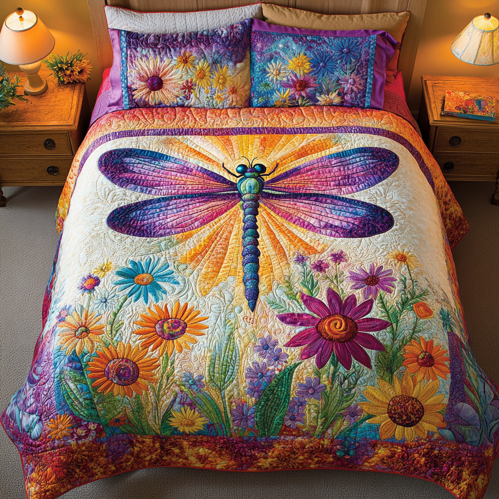 Dragonfly Garden YR1001020CL Duvet Cover Set