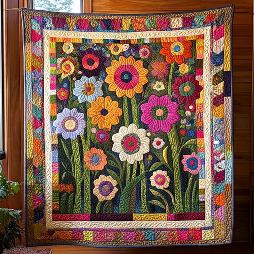 Colorful Flower CP0406033CL Quilt