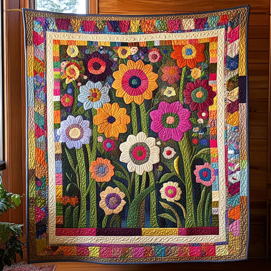 Colorful Flower CP0406033CL Quilt