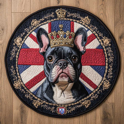 French Bulldog Imperial WN1205040CL Quilted Round Mat