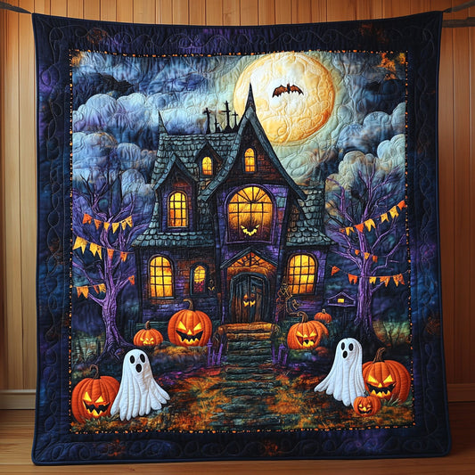 Haunted House Night CW0708051CL Quilt