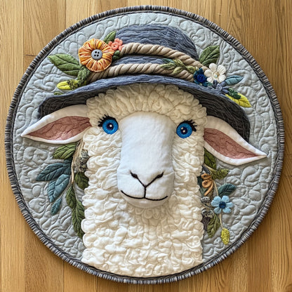 Wooly Dream CW0306051CL Quilted Round Mat