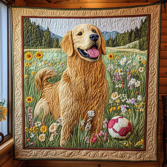 Blooming Fetch Fun CP0707049CL Quilt