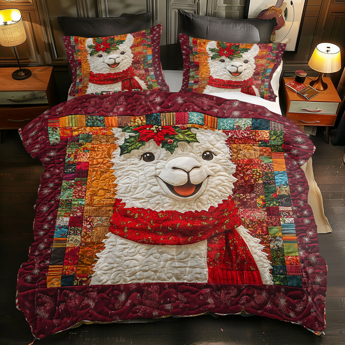 Christmas Alpaca WJ2711032CL Duvet Cover Set