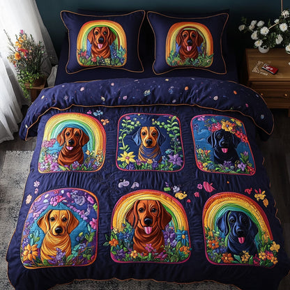 Golden Dachshund WN2208054CL Duvet Cover Set
