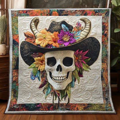 Charming Skull WX0406012CL Quilt